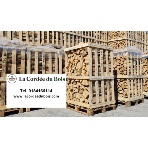 Bois dur 25 cm · Box 2 m³ · 3,33 stères