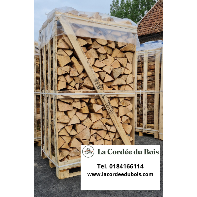 Bois dur 45 cm · Box 2 m³ · 2,60 stères