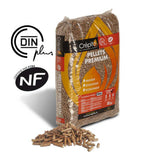 Granulés Braise · Granulés de bois · Palette 72 sacs de 15 kg