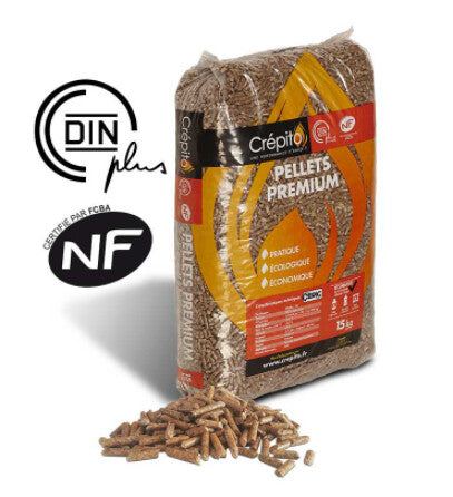 Granulés Braise · Granulés de bois · Palette 72 sacs de 15 kg