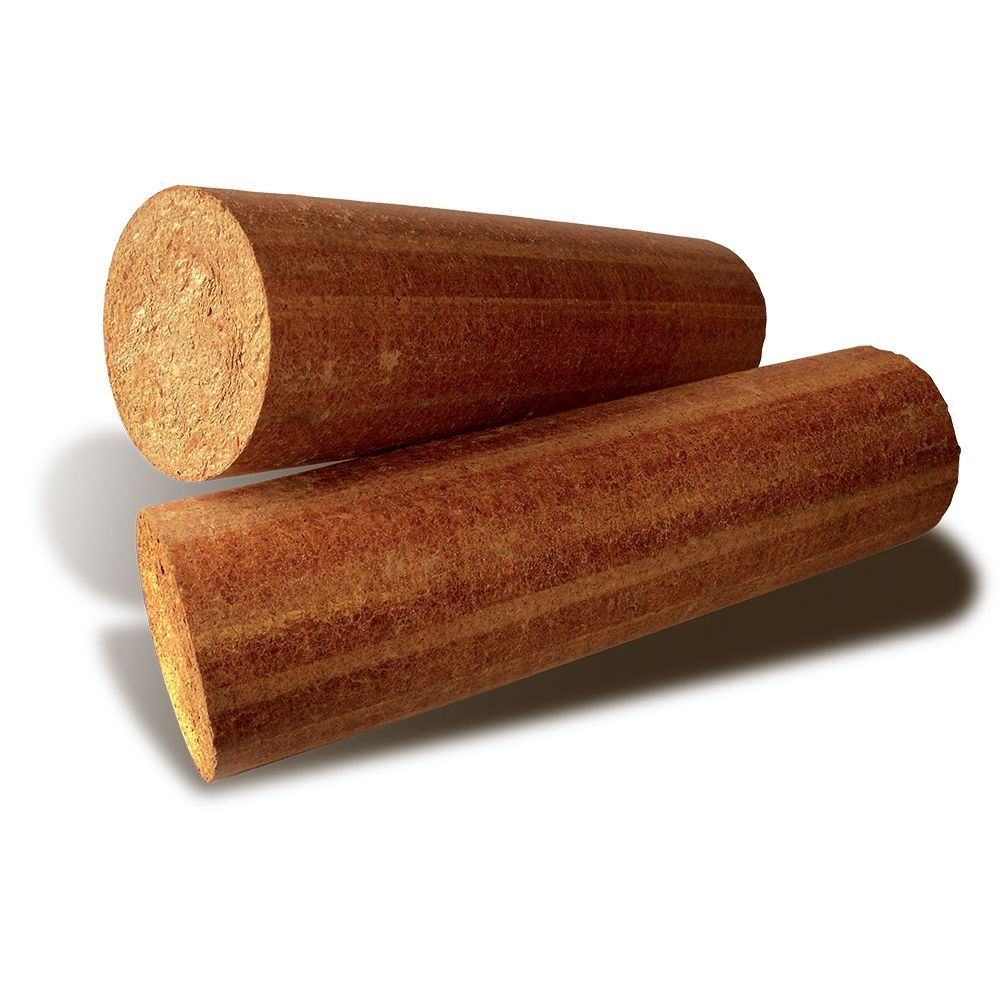 Bûches densifiées · Palette de 140 packs · 1 050 kg