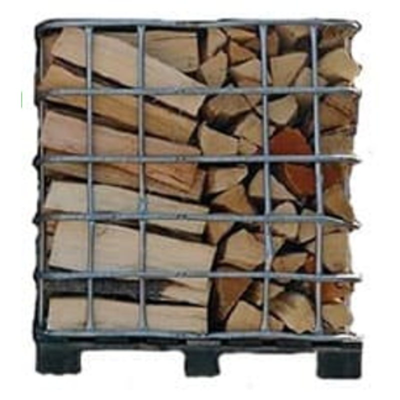 Caisse bois dur 30 cm · Bois rangé 1,20 m³